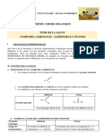 Thème: Chimie Organique: Niveau: T CDE Discipline