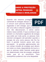 Ativando A Proteção Contra Pessoas Negativas E Invejosas