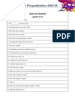 Hoja de Trabajo ¿Quién Soy?: Como Persona Me Considero