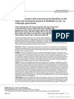 Effects of Primary and Recurrent Sacral Chordoma On The Motor and Nociceptive Function of Hindlimbs in Rats - An Orthotopic Spine Model