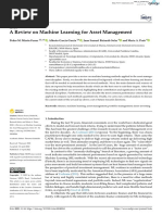 Risks: A Review On Machine Learning For Asset Management