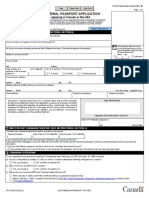 Adult Simplified Renewal Passport Application: For Eligible Canadians Applying in Canada or The USA