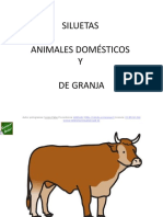 Siluetas Animales Domesticos y de Granja