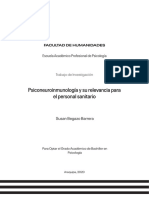 Psiconeuroinmunología y Su Relevancia para El Personal Sanitario