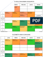 Horario Profesores Huama