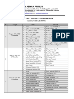 1jadwal Piket Ramadhan 5 Hari Terakhir