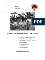 Consecuencias de La Revolucion de 1952