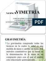 Gravimetría