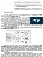 AFO-Administração Financeira e Orçamentária