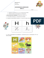 Guia N°20 de Lenguaje Letra H