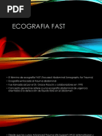 Ecografia Fast