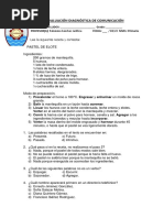 Evaluación Diagnóstica de Comunicación