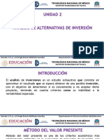 Unidad 2 Análisis de Alternativas de Inversión