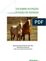 Aspectos Sobre Nutrição e Alimentação de Equinos