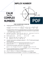 Complex Number: Very Elementary Exercise