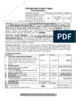 Euroline Ana Profile 23 (Igg) Test Instruction: Modifications To The Former Version Are Marked in Grey