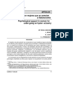 Artículos Apoyo Psicológico en Mujeres Que Se Someten A Histerectomía Psychological Support in Women For Undergoinganhysterectoomy