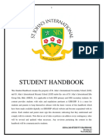 Sjis/Acad/Student'S Handbook Revision 13 Wef 01/06/2022