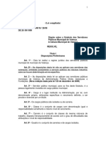 Estatuto Dos Servidores Públicos Municipal de Valença.