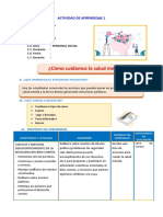 D1 A2 SESION PS. ¿Cómo Cuidamos La Salud Mental