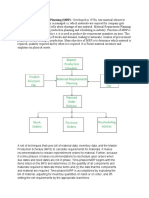 Material Requirements Planning (MRP) : Developed in 1970s, Raw Material Whenever