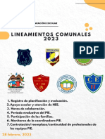 Lineamientos Comunales PIE 2023.