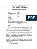 Universidad Nacional Mayor de San Marcos Facultad de Derecho Y Ciencia Política