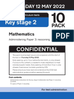 Key Stage 2: Thursday 11 May Wednesday 10 May Wednesday 10 May Thursday 12 May 2022