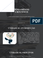 Slides Da Unidade 1 - Pensamento Científico