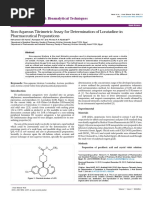 Nonaqueous Titrimetric Assay For Determination of Loratadine Inpharmaceutical Preparations