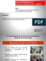 Unidad de Aprendizaje Ii: Estado de Costos de Producción Y Ventas