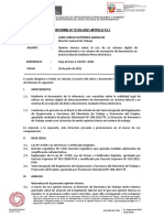 INFORME #0135-2021-MTPE/2/14.1: Para: Juan Carlos Gutiérrez Azabache