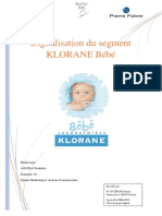 Digitalisation Du Segment KLORANE Bébé