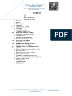 Indice: I. Ficha Tecnica II. Antecedentes Iii. Descripcion Del Proyecto IV. Caracteristicas de La Zona