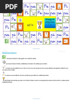 JUEGO DE LA OCA LETRA P P