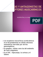 Agonistas y Antagonist As de Los Receptores Muscarinicos