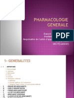 Am Cours de Pharmacologie 2018