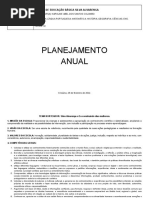 Planejamento Anual 2022