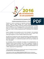 Año Internacional de Las Legumbres 2016