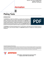 Hull Cell Plating Tests