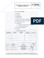 Procedimiento Operacional Limpieza de Piscinas