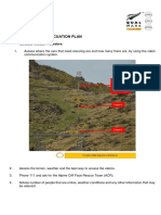 Cableway Cabin Evacuation Plan