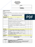 Pauta de Evaluación 5°B Orientación