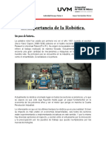 La Importancia de La Robótica