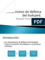 Mecanismos de Defensa Del Huesped