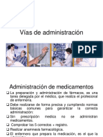 Vías de Administración