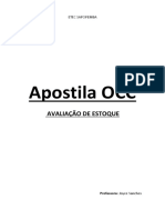 Apostila Occ Avaliação de Estoque