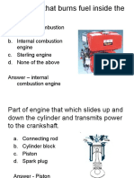 An Engine That Burns Fuel Inside The Cylinder