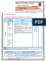 Día Del Agua: Sesión de Aprendizaje