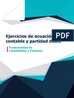 Ejercicios de Ecuación Contable y Partidad Doble